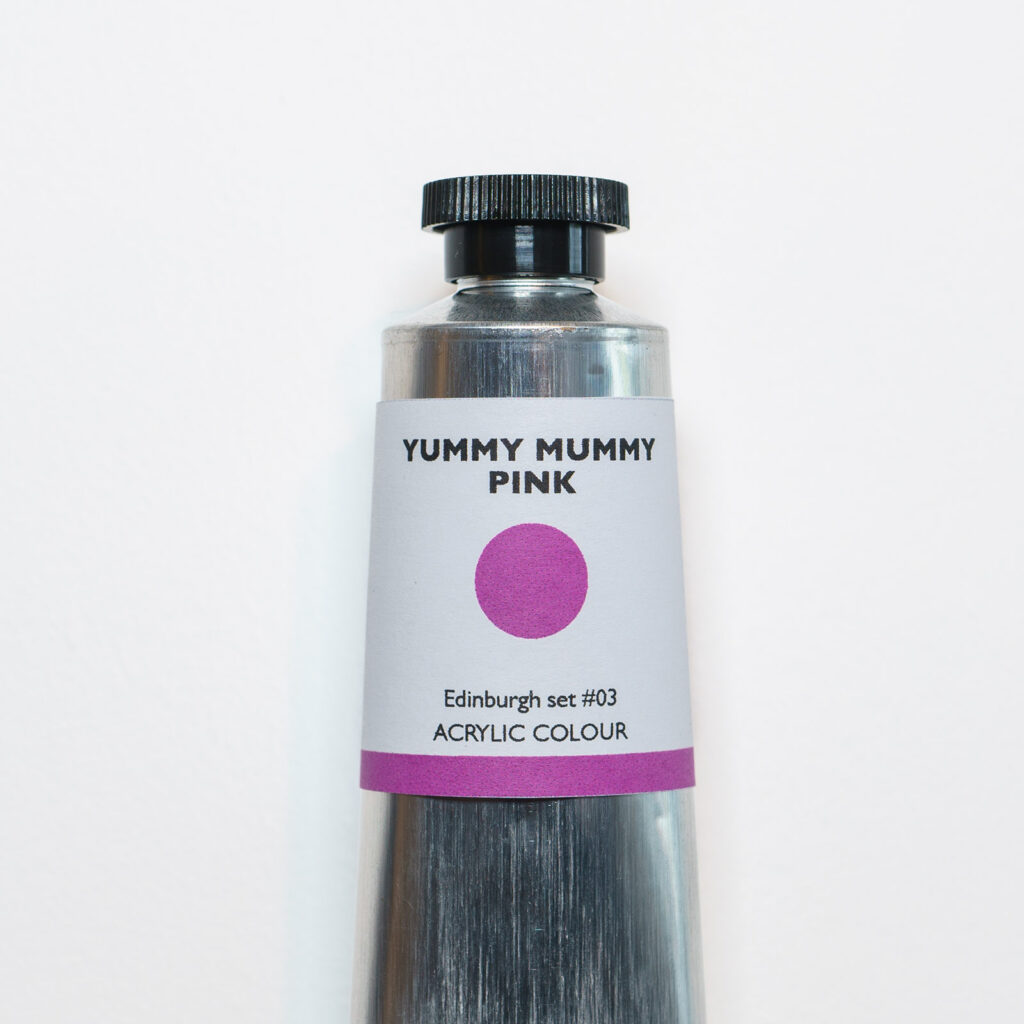A tube of Yummy Mummy Pink