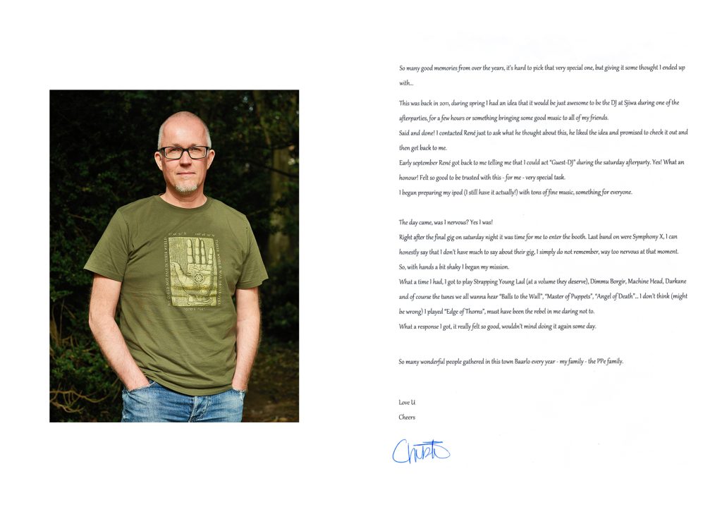Portrait of Christer from the Strange Kind of Epic book